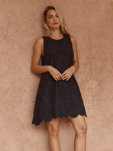 Load image into Gallery viewer, Mavis Broderie Shift Dress
