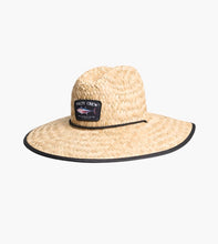 Load image into Gallery viewer, Big Blue Straw Hat
