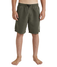 Load image into Gallery viewer, Boys All Day OVD Layback Short - Dark Military
