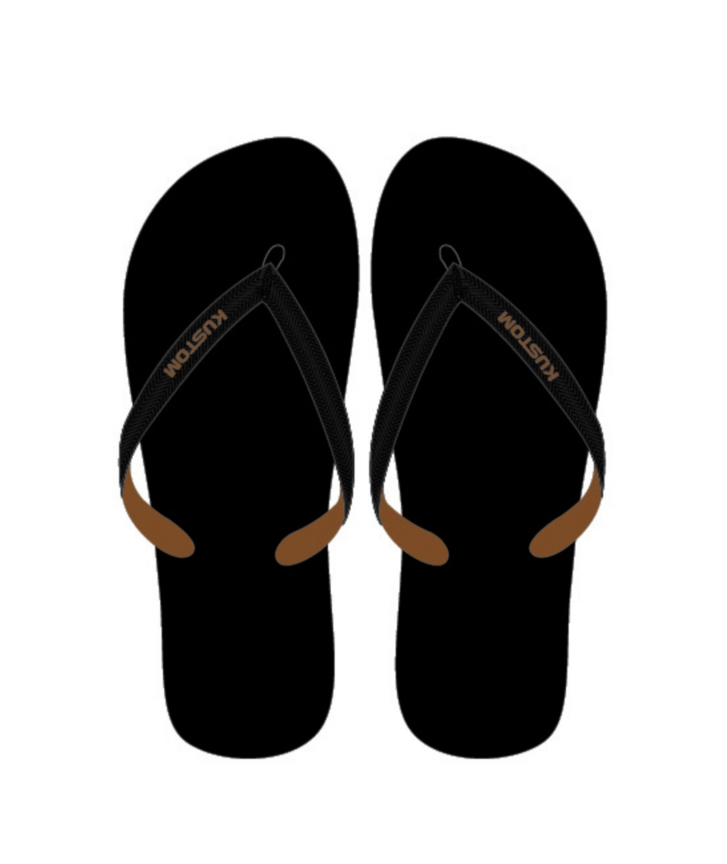 Blend Base Thong - Black/Tan