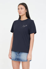 Load image into Gallery viewer, Clasic Tee 170/Florette - Navy

