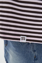 Load image into Gallery viewer, Alex Stripe Billie LS Tee - Petal-Cocoa
