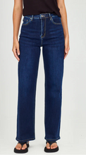 Load image into Gallery viewer, Wendy Wide Leg - Dark Blue Jean
