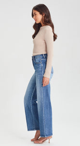 Wendy Wide Leg Jean - Denim Blue