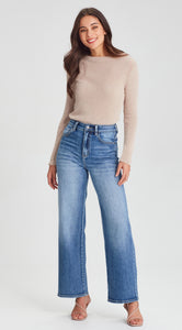 Wendy Wide Leg Jean - Denim Blue