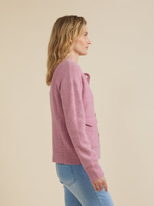 Knit Jacket - Chintz Pink