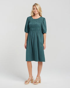 Sienna Dress - Deep Green