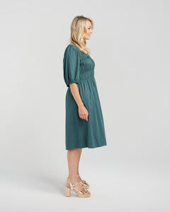 Sienna Dress - Deep Green