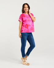 Load image into Gallery viewer, Olivia Top - Fuchsia Burst

