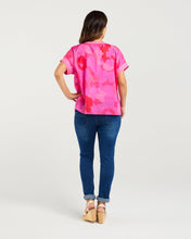 Load image into Gallery viewer, Olivia Top - Fuchsia Burst
