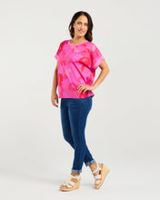 Load image into Gallery viewer, Olivia Top - Fuchsia Burst
