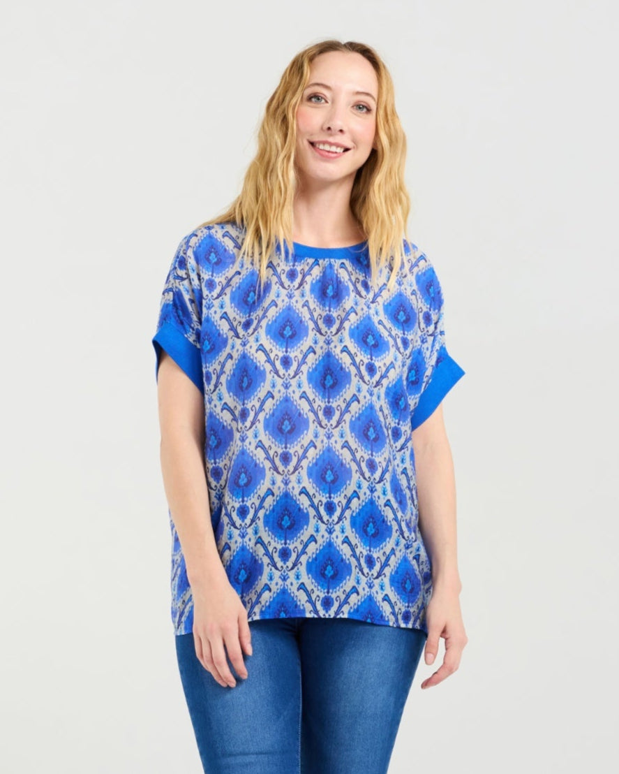 Olivia Top - Paisley Painting