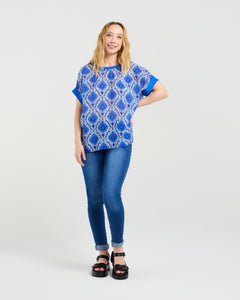 Olivia Top - Paisley Painting