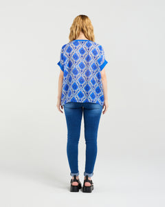 Olivia Top - Paisley Painting
