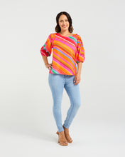 Load image into Gallery viewer, Willow Top - Dynamic Stripe
