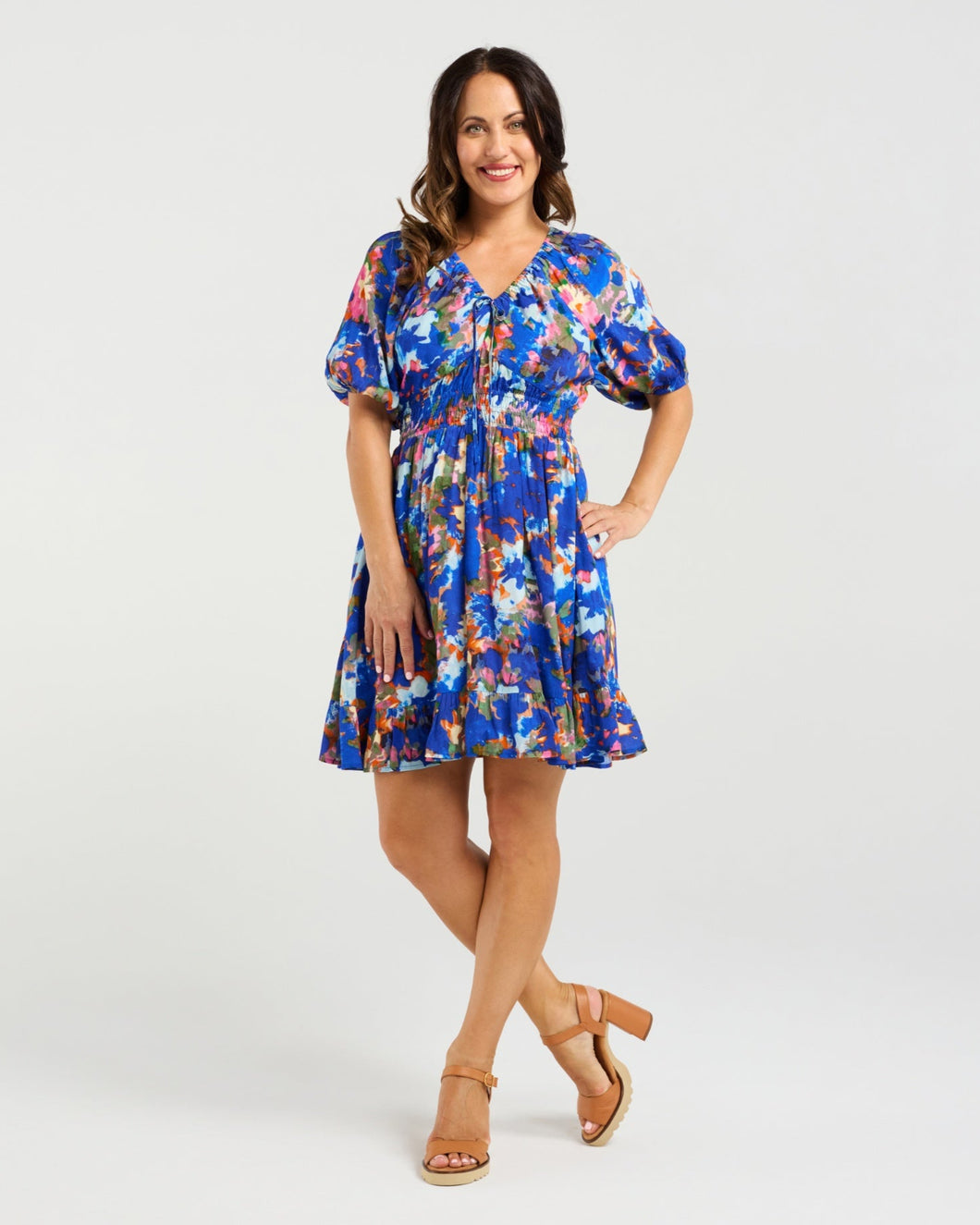 Rowen Dress - Blue Fusion