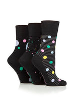 Load image into Gallery viewer, Gentle Grip 3pk Womens Sock - Pastel Shower
