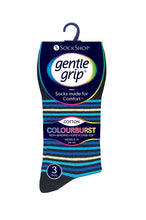 Load image into Gallery viewer, Gentle Grip 3pk - Colourburst Stripe

