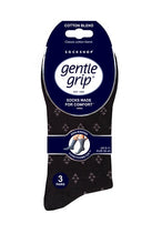 Load image into Gallery viewer, Gentle Grip 3pk Mens Sock - Twilight Triangle
