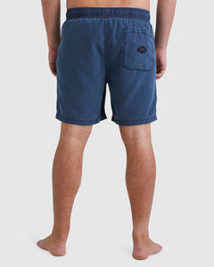 All Day Overdye Layback Short - Blue