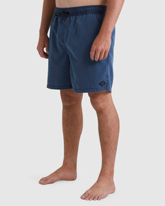 All Day Overdye Layback Short - Blue