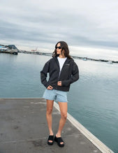 Load image into Gallery viewer, Chiller Zip Hood - Washed Black
