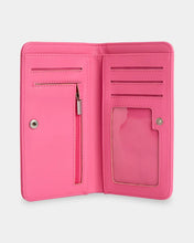Load image into Gallery viewer, Crazy Wave Bi-fold Wallet - Pink Carnation
