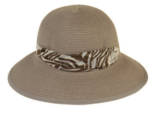 Load image into Gallery viewer, Lani Scarf Trim Hat - Mushroom

