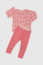 Load image into Gallery viewer, L/S Sleep Set Waffle - Pink
