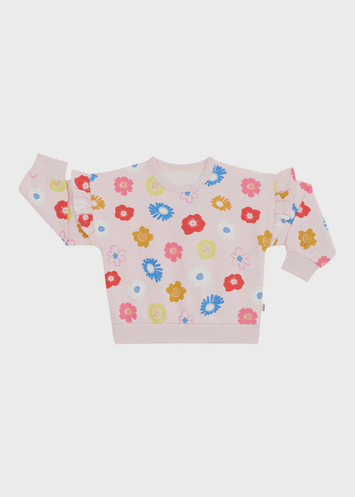 Soft Threds Frill Pullover