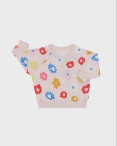 Soft Threads Pullover - Pink Floral