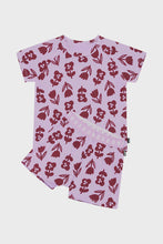 Load image into Gallery viewer, Tee/Short Sleep Set - Topsy Turvy Tulip
