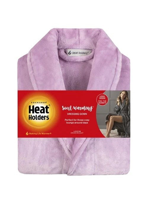 Heat Holders Ladies Dressing Gown - Orchid