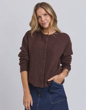 Load image into Gallery viewer, Murphy Knit Cardi - Coffee Bean
