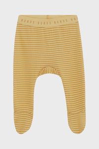 Newbies Rib Foot Leggings - Caramel Kiss / Sweet Caramel