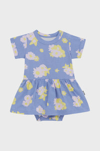 Stretchies Balletsuit - Garden Club Blue