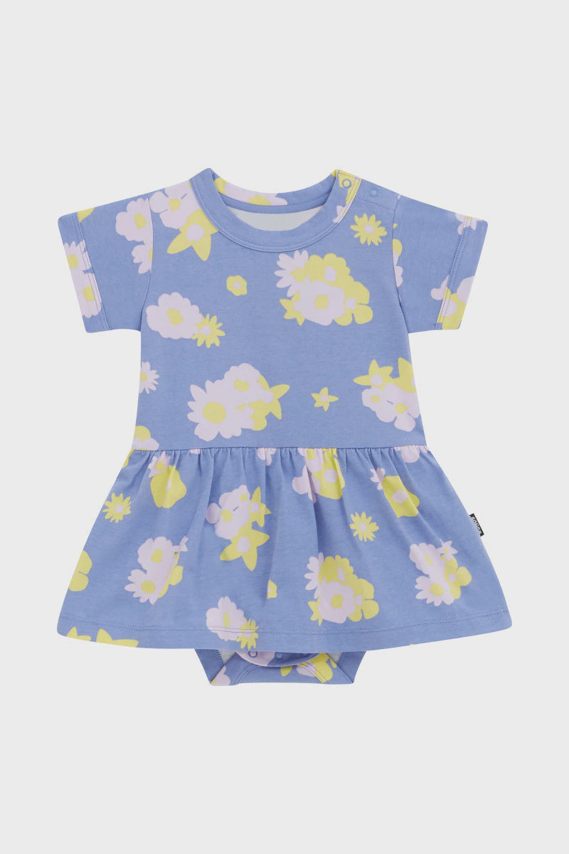 Stretchies Balletsuit - Garden Club Blue