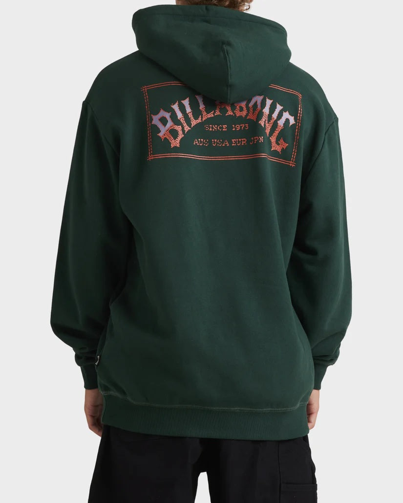 Vintage Arch Pop Hood - Deep Forrest