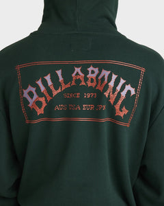 Vintage Arch Pop Hood - Deep Forrest