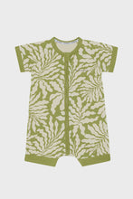 Load image into Gallery viewer, Zippy Romper - Sunshine Tropics Khaki
