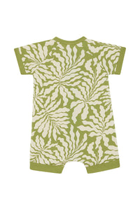 Zippy Romper - Sunshine Tropics Khaki