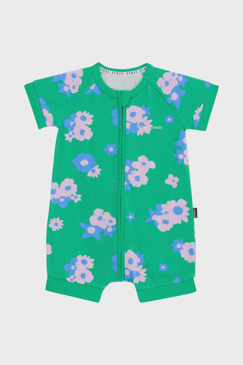 Zippy Romper - Garden Club Green