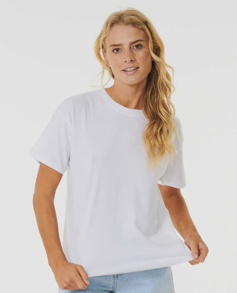Classic Relaxed Tee - Optical White
