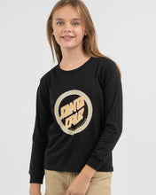 Load image into Gallery viewer, Striped Reverse Dot L/S - Black
