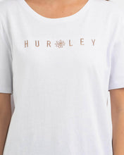 Load image into Gallery viewer, Flower Emb Tee - White
