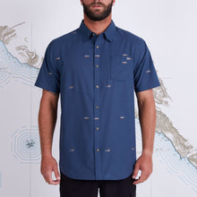 Load image into Gallery viewer, Tight Lines S/S Woven Shirt
