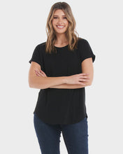 Load image into Gallery viewer, Hailey Short Sleeve Tee - Black
