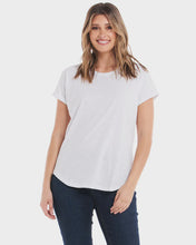 Load image into Gallery viewer, Hailey Short Sleeve Tee - White
