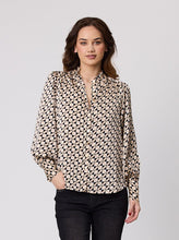 Load image into Gallery viewer, Emilia Printed Satin Blouse
