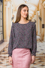 Load image into Gallery viewer, Karisma Ruffle Shoulder Blouse
